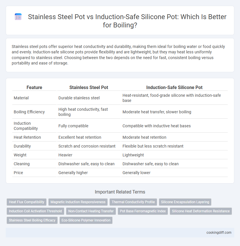 Stainless Steel Pot vs Induction-Safe Silicone Pot: Which Is Better for Boiling?