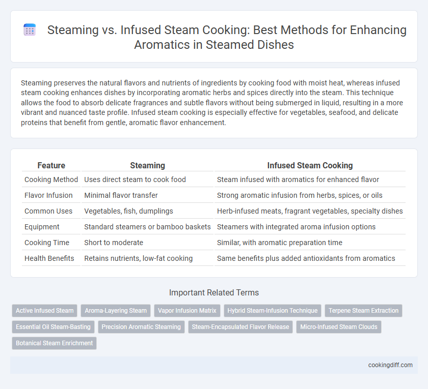 Steaming vs. Infused Steam Cooking: Best Methods for Enhancing Aromatics in Steamed Dishes
