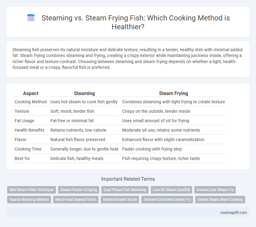 Steaming vs. Steam Frying Fish: Which Cooking Method is Healthier?