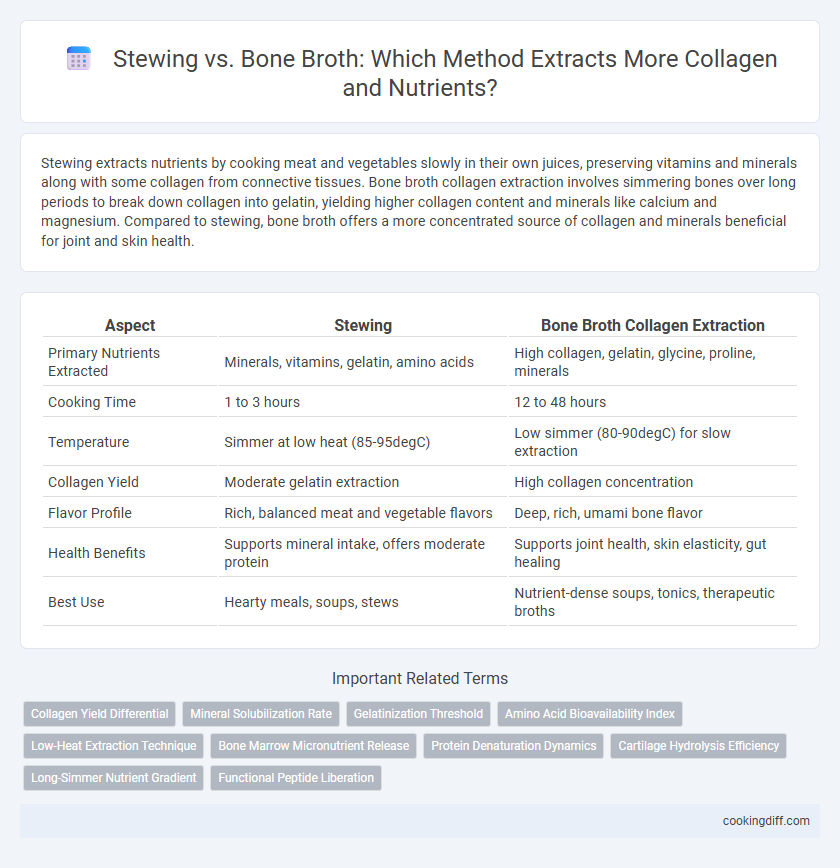 Stewing vs. Bone Broth: Which Method Extracts More Collagen and Nutrients?