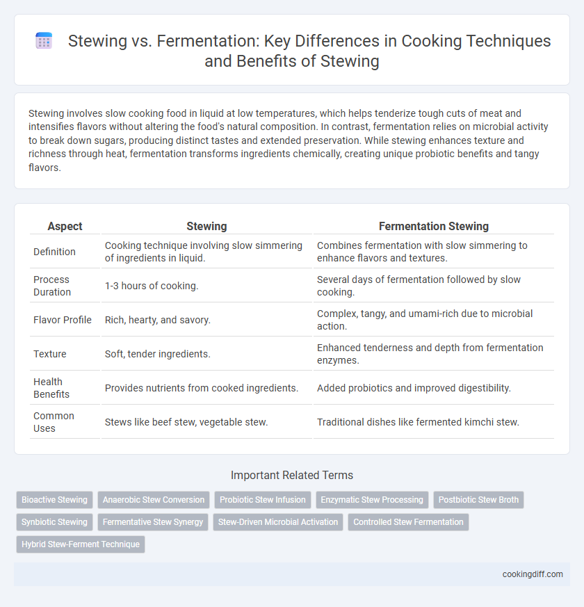 Stewing vs. Fermentation: Key Differences in Cooking Techniques and Benefits of Stewing