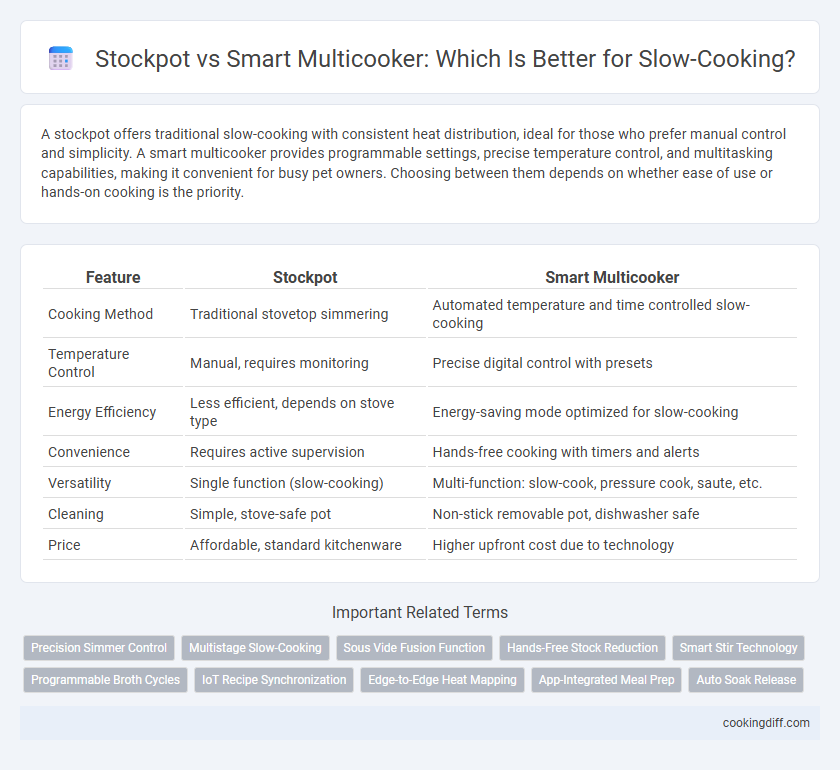 Stockpot vs Smart Multicooker: Which Is Better for Slow-Cooking?