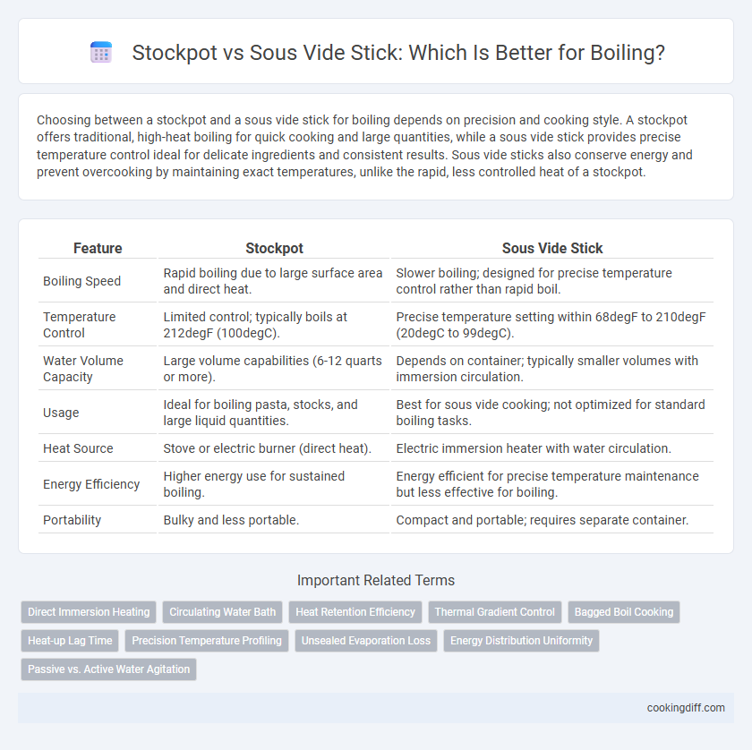 Stockpot vs Sous Vide Stick: Which Is Better for Boiling?