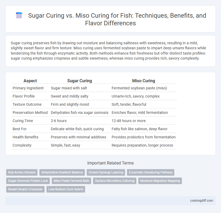 Sugar Curing vs. Miso Curing for Fish: Techniques, Benefits, and Flavor Differences