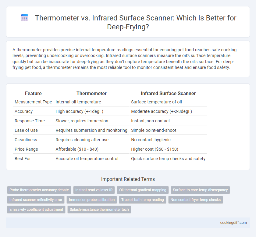 Thermometer vs. Infrared Surface Scanner: Which Is Better for Deep-Frying?