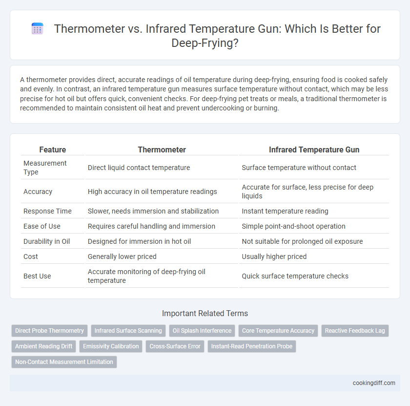 Thermometer vs. Infrared Temperature Gun: Which Is Better for Deep-Frying?