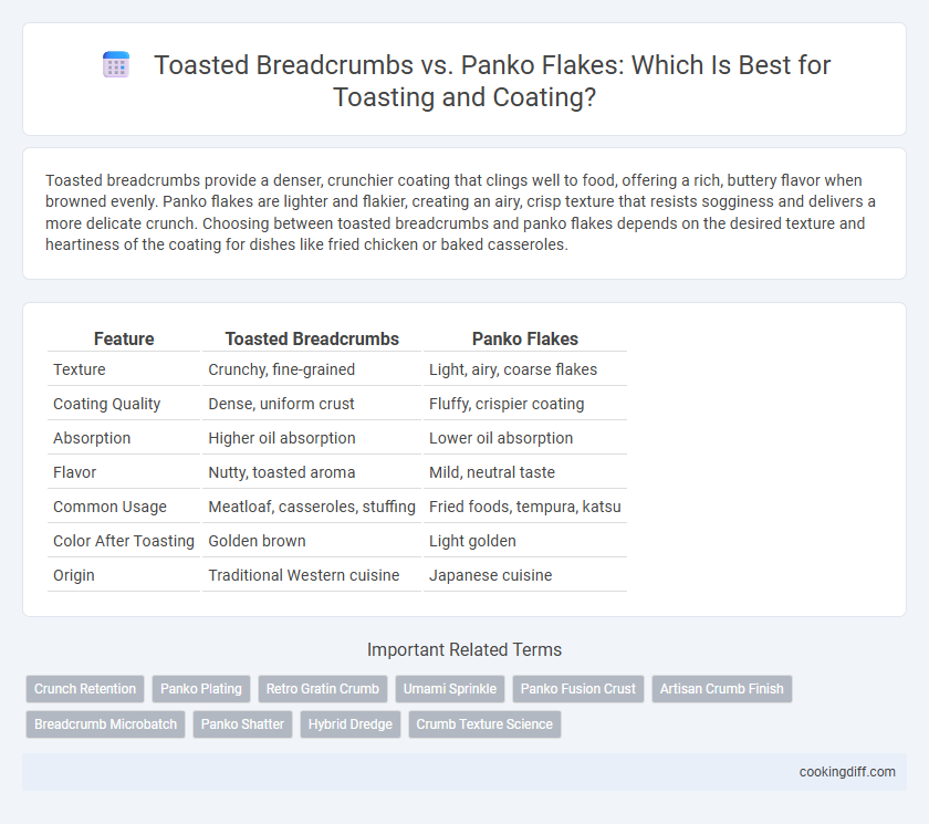 Toasted Breadcrumbs vs. Panko Flakes: Which Is Best for Toasting and Coating?