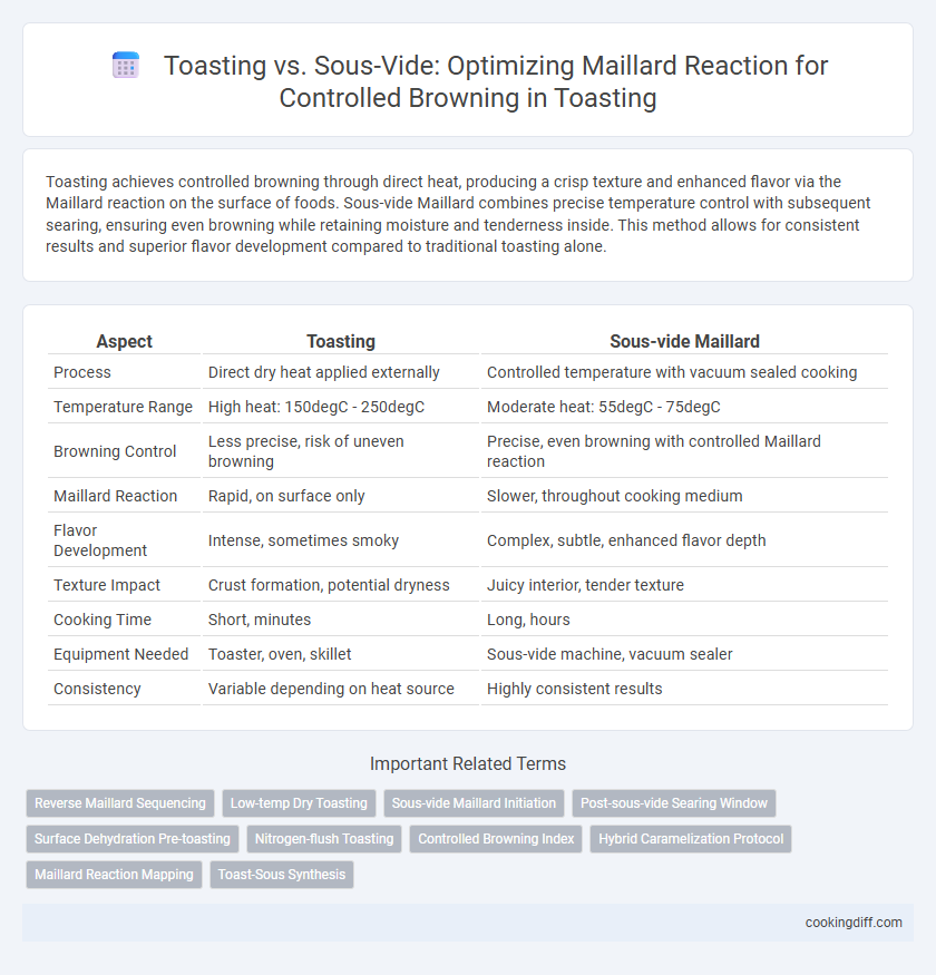 Toasting vs. Sous-Vide: Optimizing Maillard Reaction for Controlled Browning in Toasting