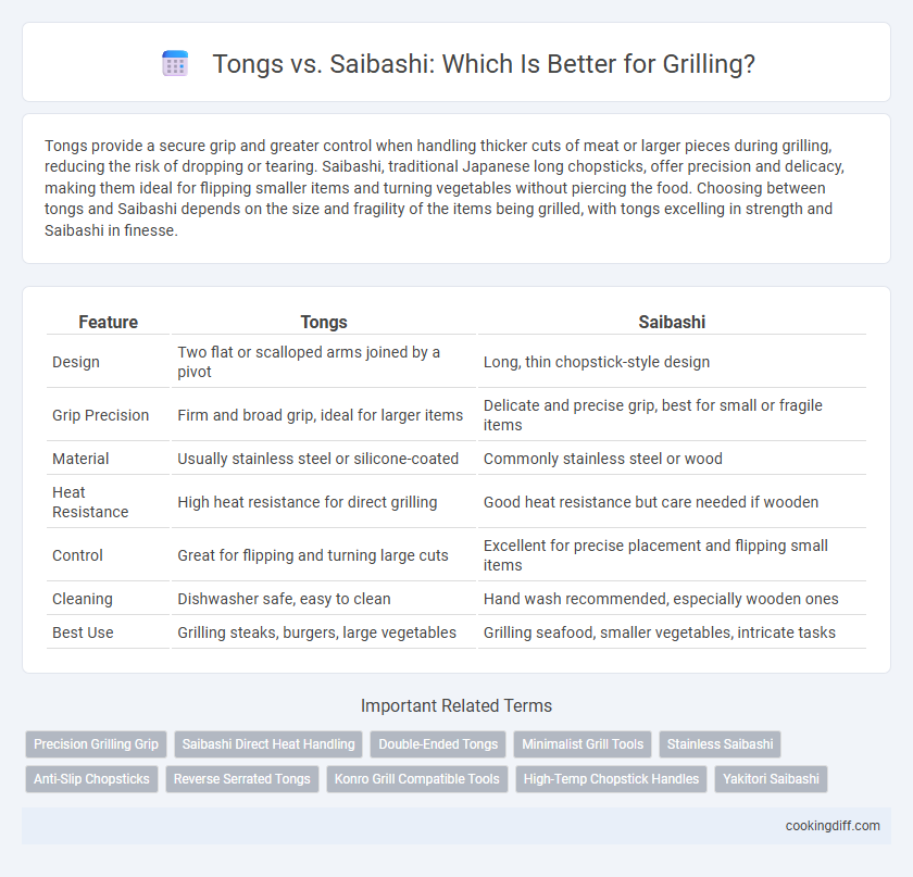 Tongs vs. Saibashi: Which Is Better for Grilling?