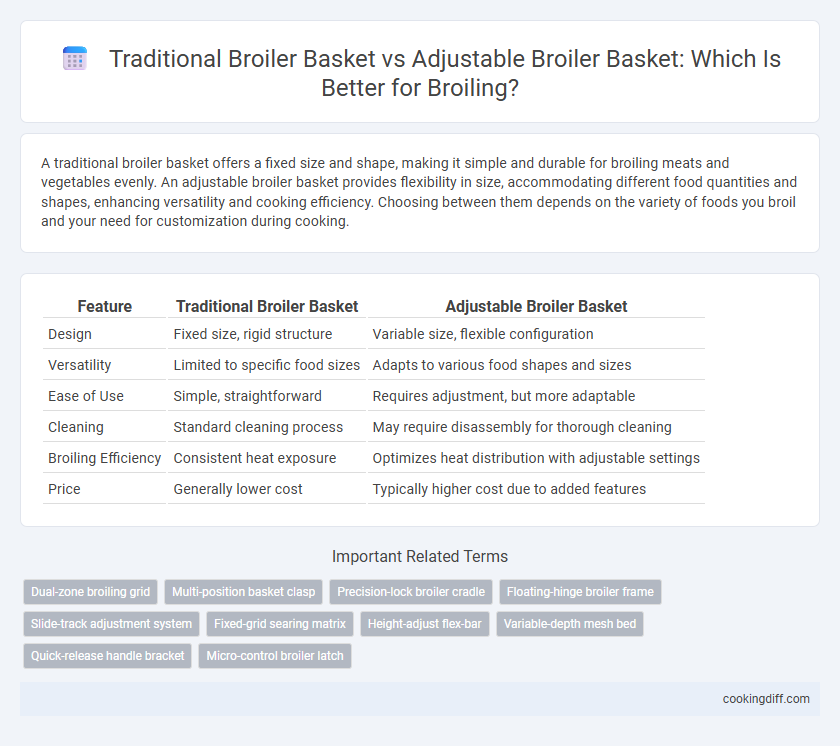 Traditional Broiler Basket vs Adjustable Broiler Basket: Which Is Better for Broiling?