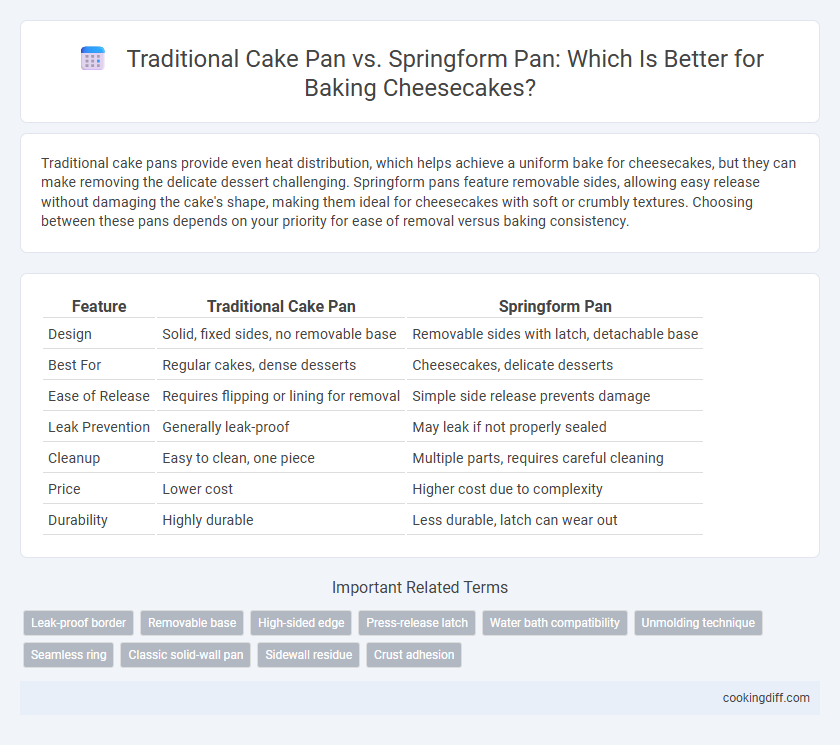Traditional Cake Pan vs. Springform Pan: Which Is Better for Baking Cheesecakes?
