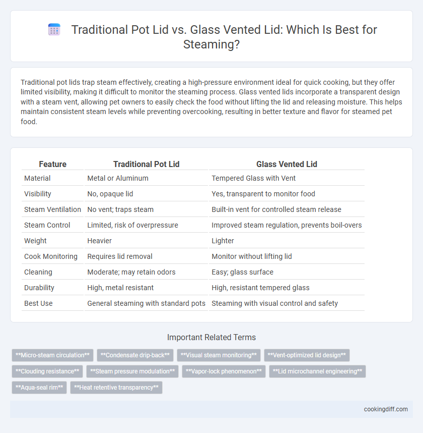 Traditional Pot Lid vs. Glass Vented Lid: Which Is Best for Steaming?
