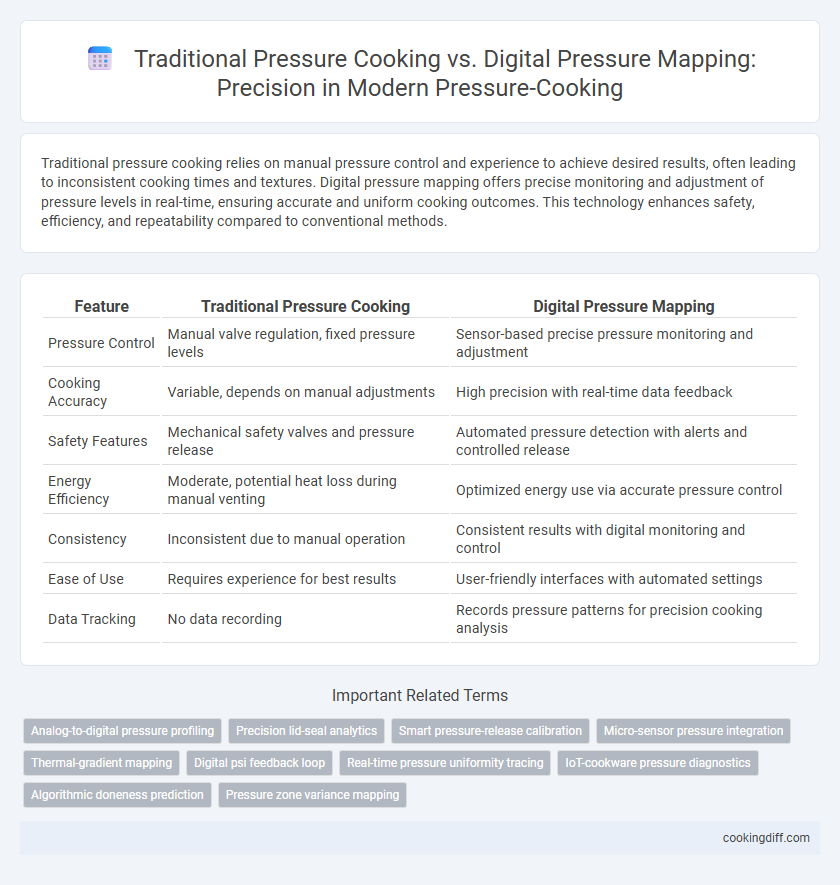 Traditional Pressure Cooking vs. Digital Pressure Mapping: Precision in Modern Pressure-Cooking