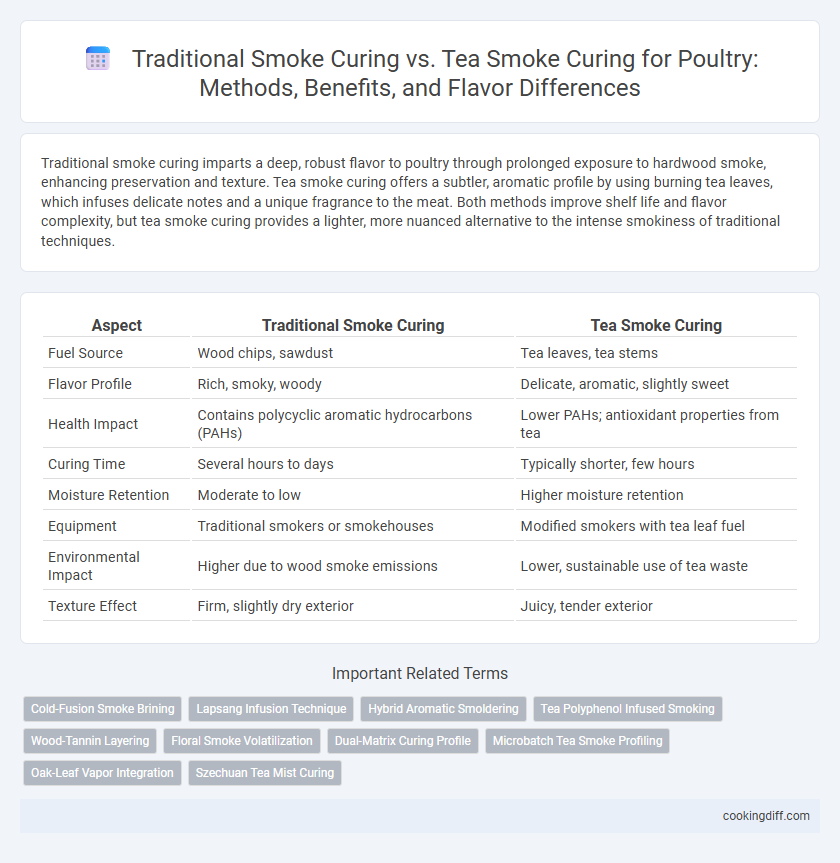 Traditional Smoke Curing vs. Tea Smoke Curing for Poultry: Methods, Benefits, and Flavor Differences
