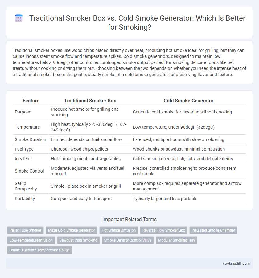 Traditional Smoker Box vs. Cold Smoke Generator: Which Is Better for Smoking?