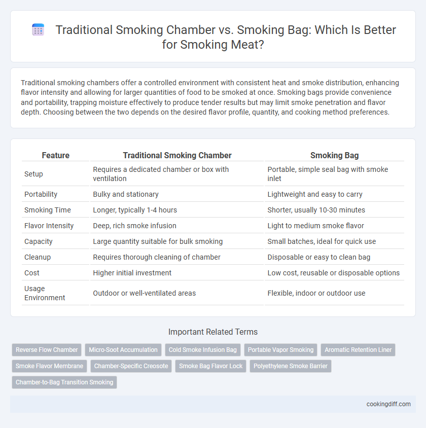 Traditional Smoking Chamber vs. Smoking Bag: Which Is Better for Smoking Meat?