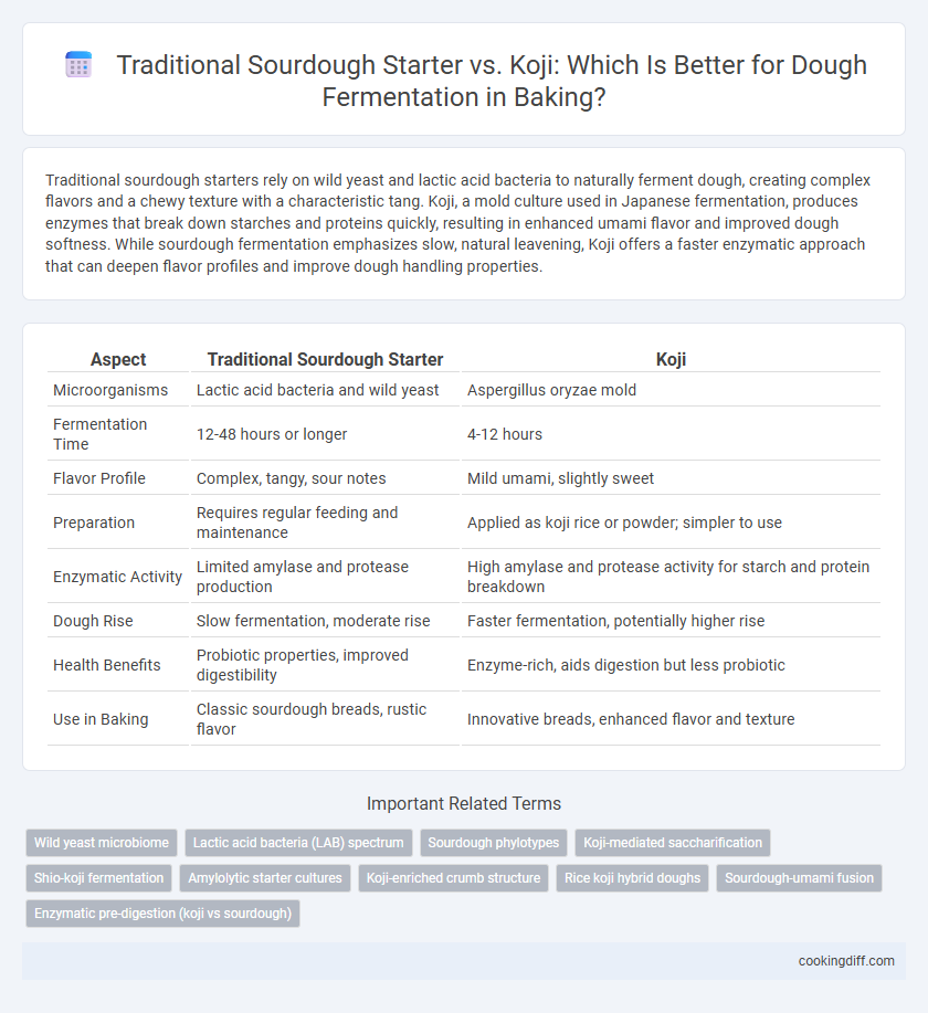 Traditional Sourdough Starter vs. Koji: Which Is Better for Dough Fermentation in Baking?