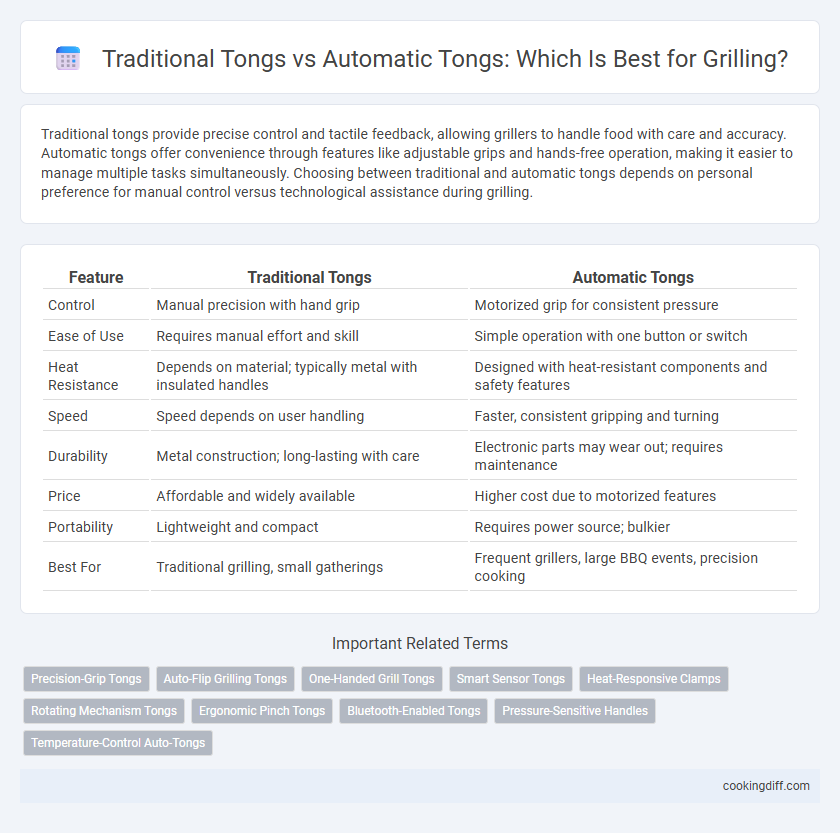 Traditional Tongs vs Automatic Tongs: Which Is Best for Grilling?