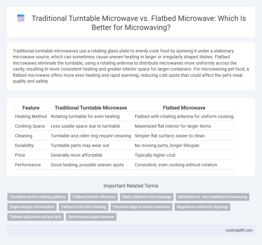 Traditional Turntable Microwave vs. Flatbed Microwave: Which Is Better for Microwaving?