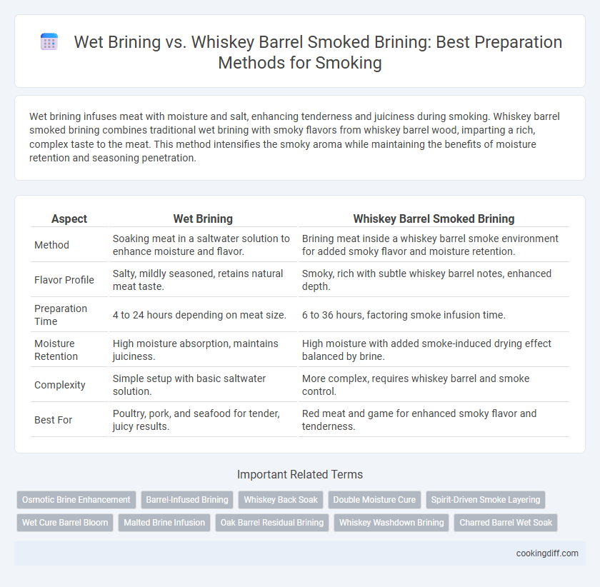 Wet Brining vs. Whiskey Barrel Smoked Brining: Best Preparation Methods for Smoking