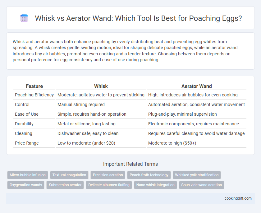 Whisk vs Aerator Wand: Which Tool Is Best for Poaching Eggs?