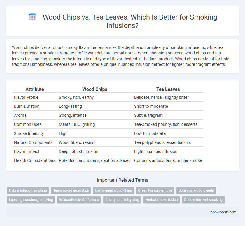 Wood Chips vs. Tea Leaves: Which Is Better for Smoking Infusions?