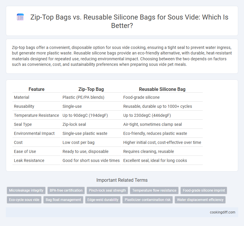 Zip-Top Bags vs. Reusable Silicone Bags for Sous Vide: Which Is Better?