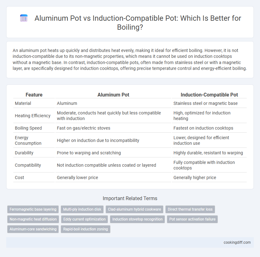 Aluminum Pot vs Induction-Compatible Pot: Which Is Better for Boiling?