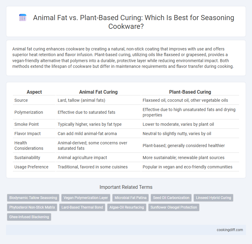 Animal Fat vs. Plant-Based Curing: Which Is Best for Seasoning Cookware?