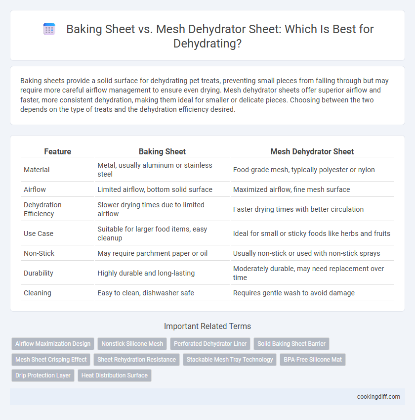 Baking Sheet vs. Mesh Dehydrator Sheet: Which Is Best for Dehydrating?