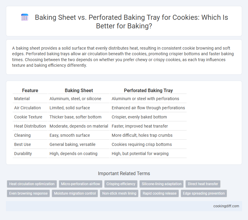 Baking Sheet vs. Perforated Baking Tray for Cookies: Which Is Better for Baking?
