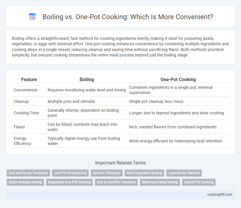 Boiling vs. One-Pot Cooking: Which Is More Convenient?