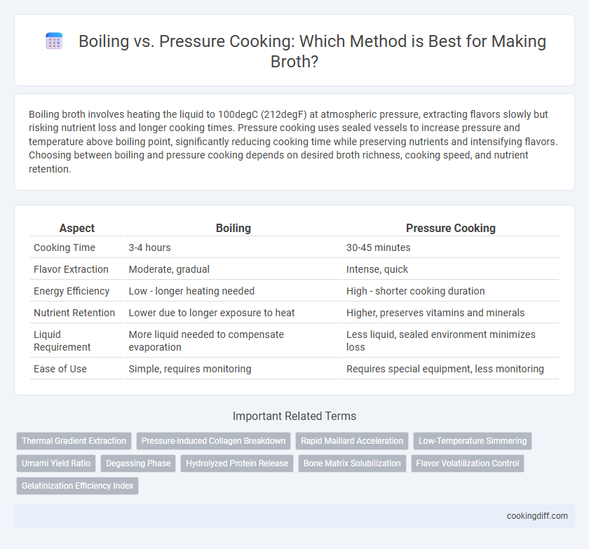 Boiling vs. Pressure Cooking: Which Method is Best for Making Broth?