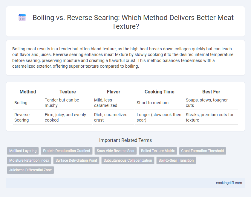 Boiling vs. Reverse Searing: Which Method Delivers Better Meat Texture?