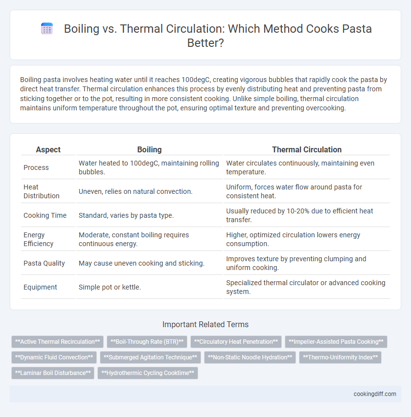 Boiling vs. Thermal Circulation: Which Method Cooks Pasta Better?