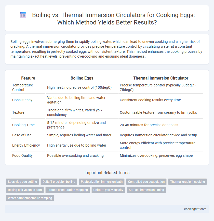 Boiling vs. Thermal Immersion Circulators for Cooking Eggs: Which Method Yields Better Results?