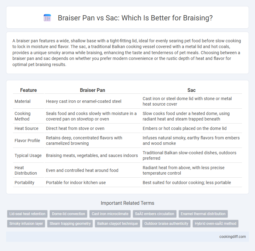 Braiser Pan vs Sac: Which Is Better for Braising?