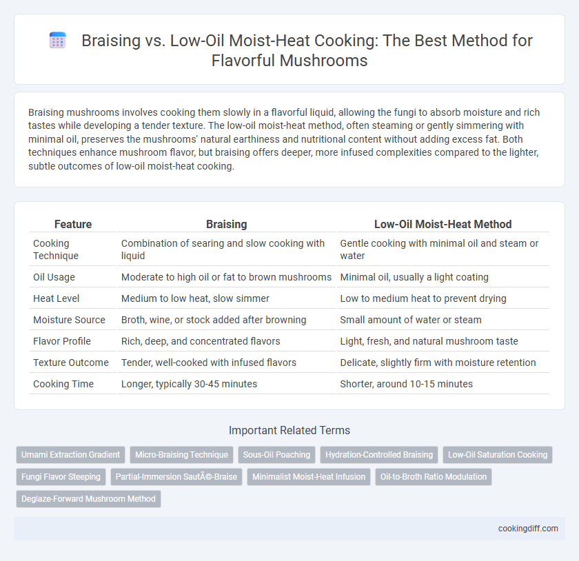 Braising vs. Low-Oil Moist-Heat Cooking: The Best Method for Flavorful Mushrooms
