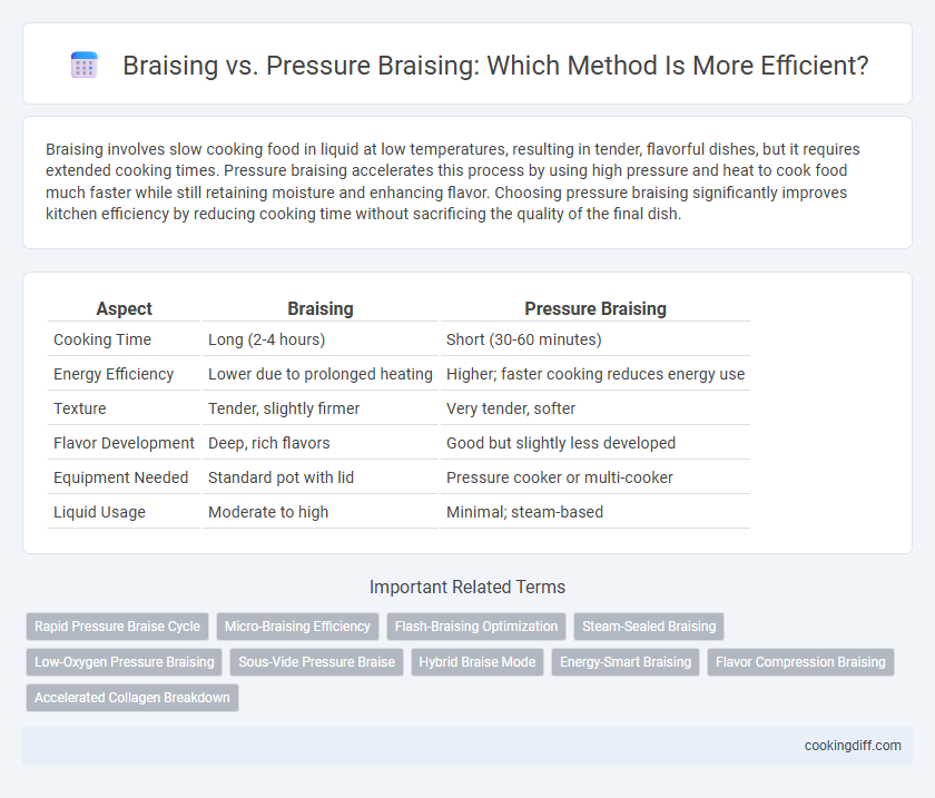 Braising vs. Pressure Braising: Which Method Is More Efficient?
