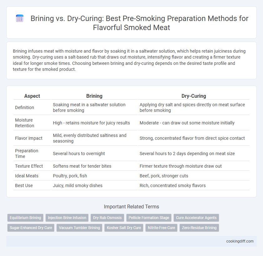 Brining vs. Dry-Curing: Best Pre-Smoking Preparation Methods for Flavorful Smoked Meat