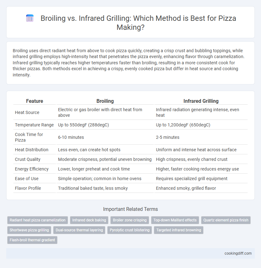 Broiling vs. Infrared Grilling: Which Method is Best for Pizza Making?