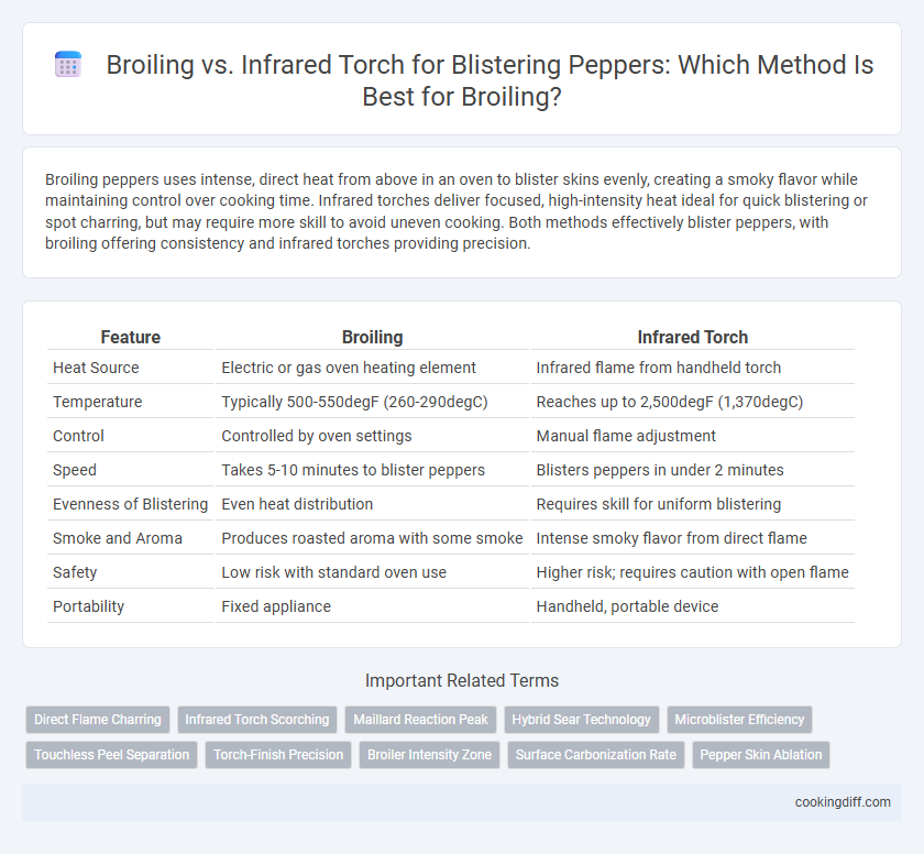 Broiling vs. Infrared Torch for Blistering Peppers: Which Method Is Best for Broiling?