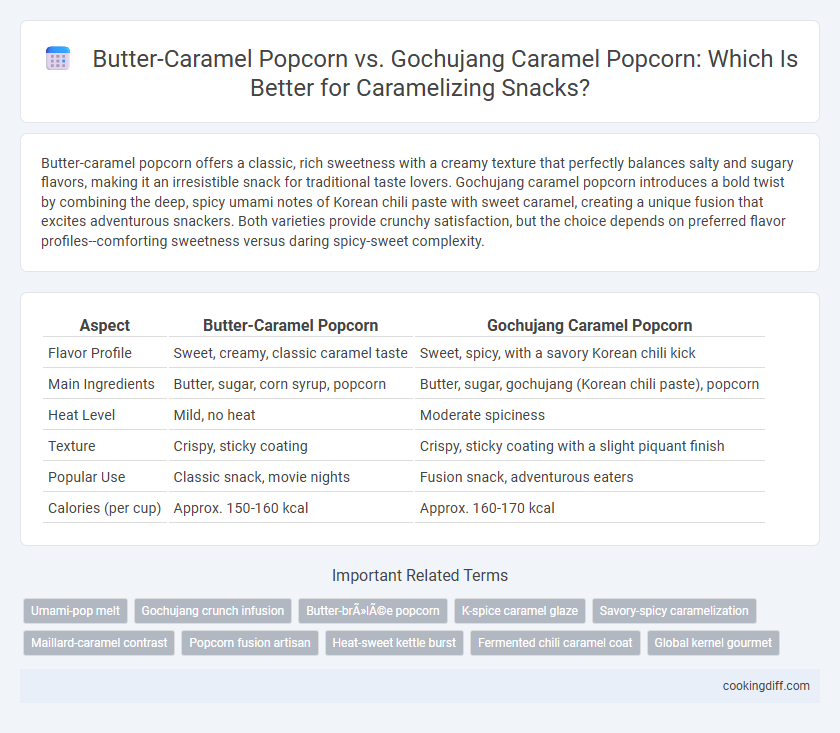 Butter-Caramel Popcorn vs. Gochujang Caramel Popcorn: Which Is Better for Caramelizing Snacks?