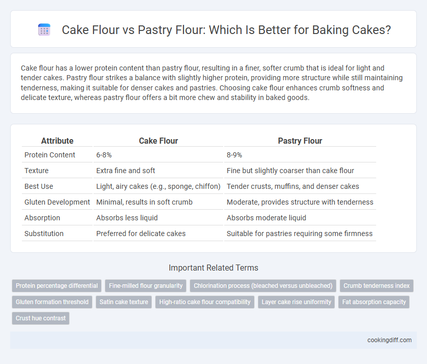Cake Flour vs Pastry Flour: Which Is Better for Baking Cakes?