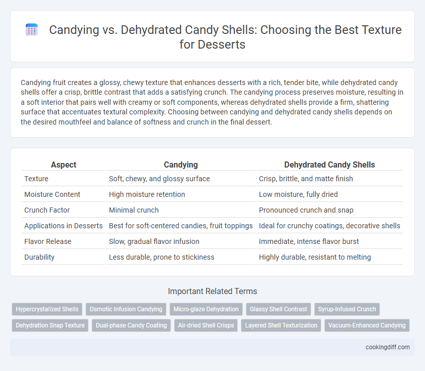 Candying vs. Dehydrated Candy Shells: Choosing the Best Texture for Desserts