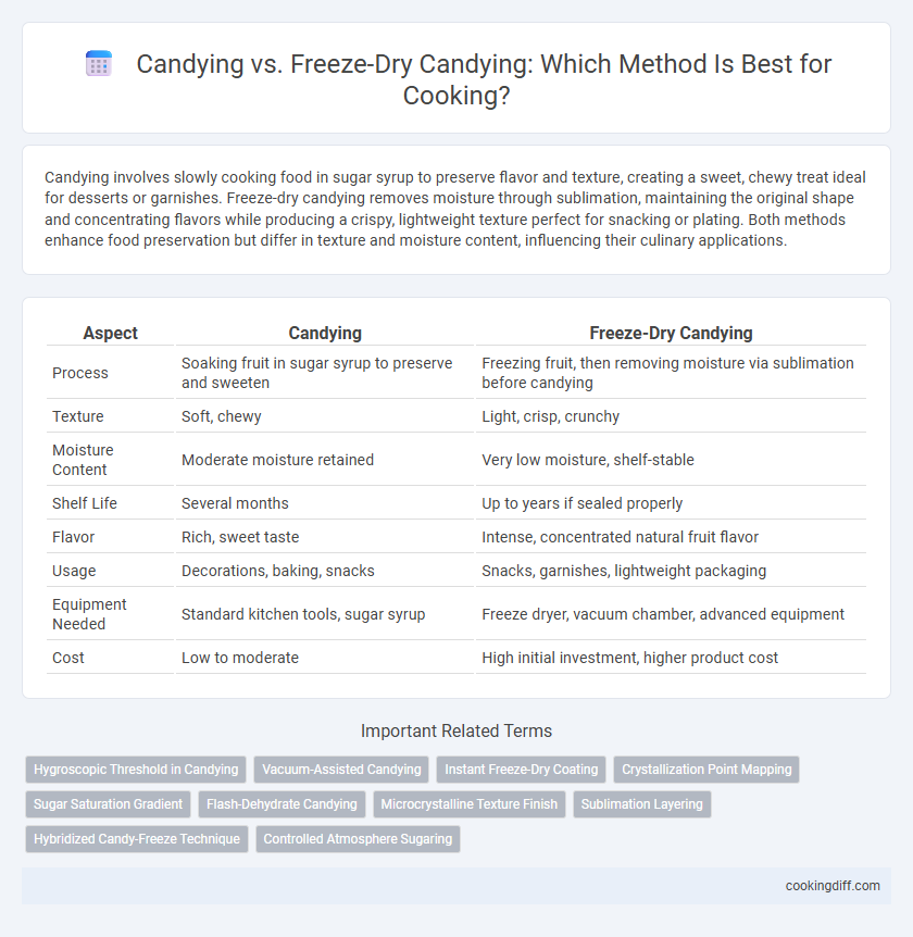 Candying vs. Freeze-Dry Candying: Which Method Is Best for Cooking?