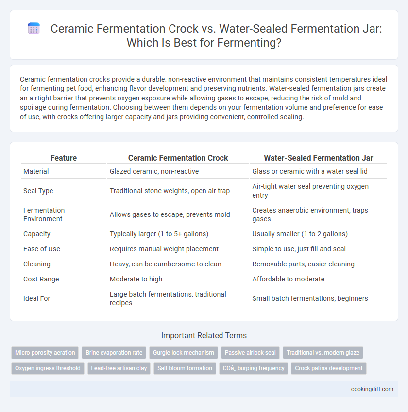 Ceramic Fermentation Crock vs. Water-Sealed Fermentation Jar: Which Is Best for Fermenting?