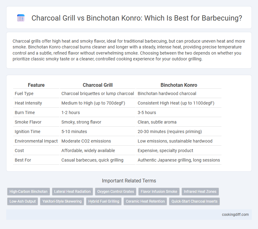 Charcoal Grill vs Binchotan Konro: Which Is Best for Barbecuing?