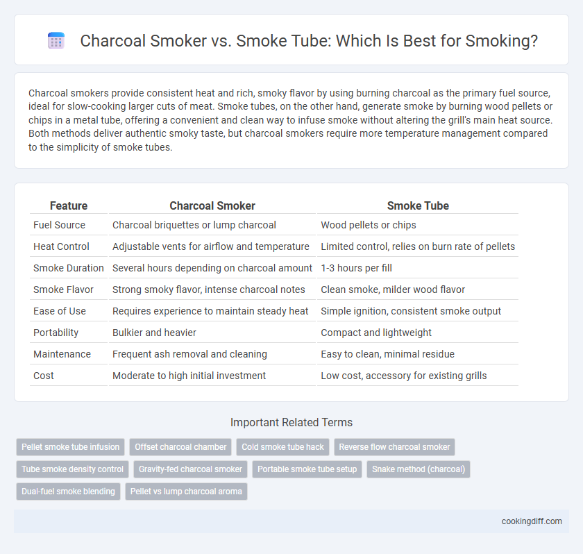 Charcoal Smoker vs. Smoke Tube: Which Is Best for Smoking?