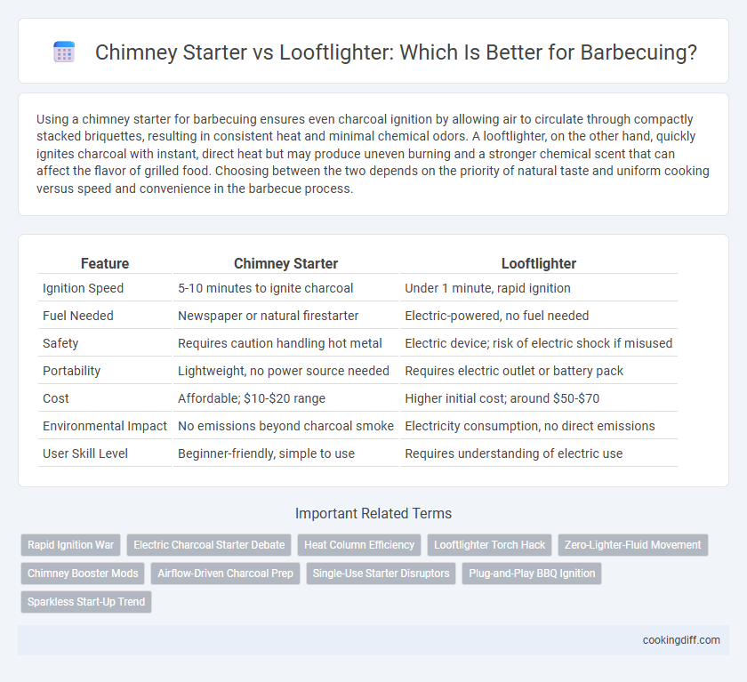 Chimney Starter vs Looftlighter: Which Is Better for Barbecuing?